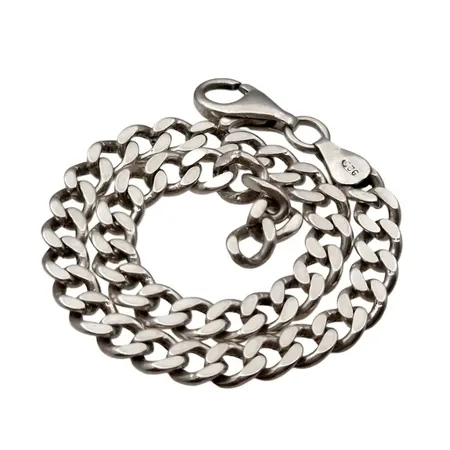 Armband Pansar, silver 925/1000, längd 20,5 cm, bruksmärken, defekta länkbitar  Vikt: 11,3 g