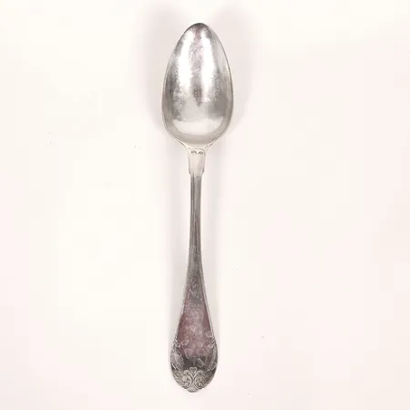 Ragusked, år 1819, längd: 29,6 cm, monogramgravyr, silver. Vikt: 132,3 g