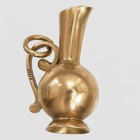 Hänge, höjd: 21 mm, bredd: 13 mm, 18K guld. Vikt: 2,5 g