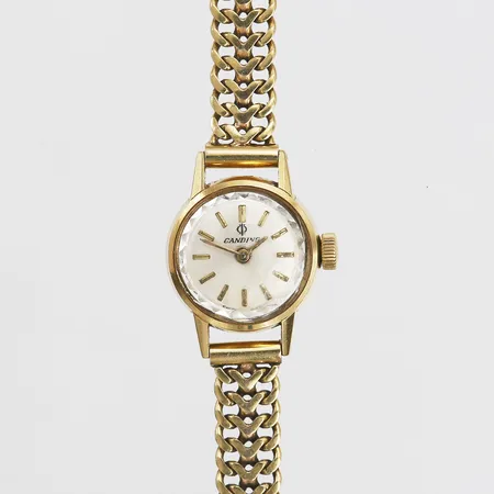 Damur, Candino, manuell, repigt glas, längd 18cm, bredd 8-19mm, 18K guld
