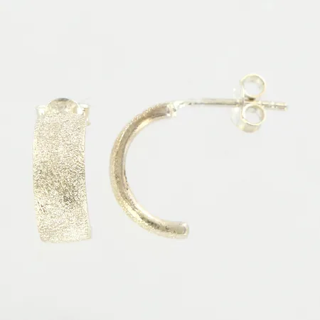 Ett par örhängen, 15mm, bredd: 5mm, silver 925/1000  Vikt: 3,3 g