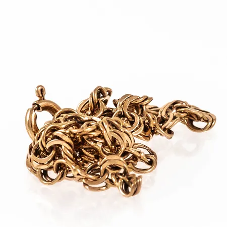 Defekt armband i 18K guld. Vikt: 3,4g.