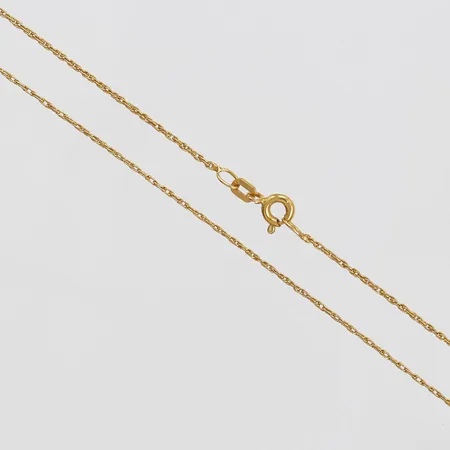 Kedja, Cordell, längd: 52 cm, bredd: 1 mm, 18K guld. Vikt: 2,4 g