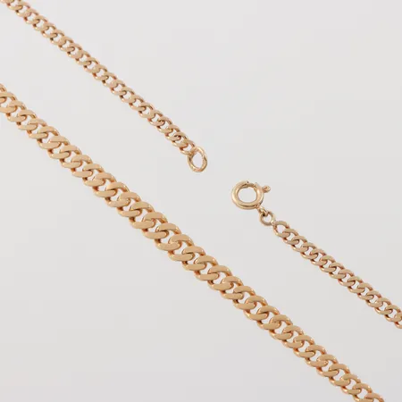 Collier Pansar, Bröderna Hedens Guldsmeds AB Stockholm, längd ca 45 cm, bredd 3.2-5.5 mm, 18k. Vikt: 15,1 g