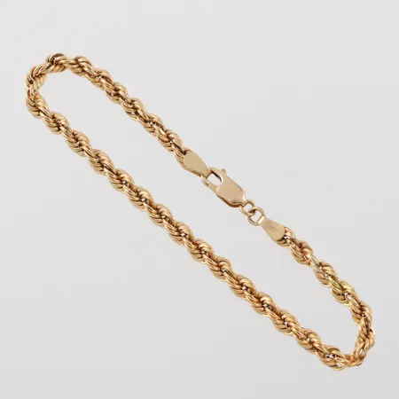 Armband, Guldfynd AB, längd ca 19.5 cm, bredd 4.2 mm, 18k. Vikt: 4,8 g