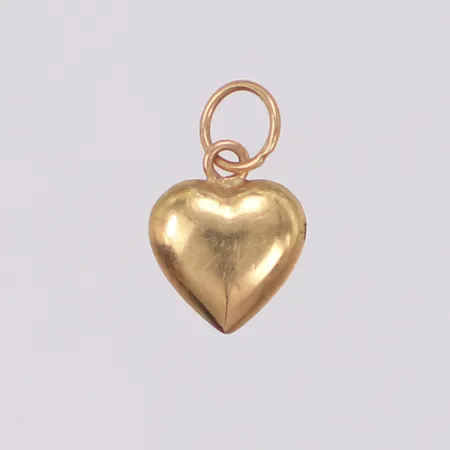 Hänge, hjärta, längd 11,2mm, bredd 7,1mm, 18K Vikt: 0,2 g