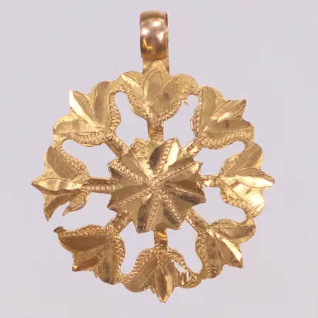 1 Hänge, 19x22mm, 14K Vikt: 0,6 g