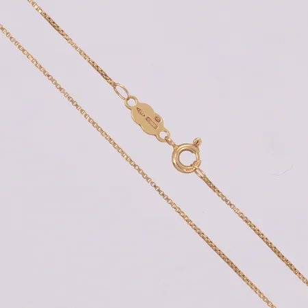 Kedja Venezia, längd 45cm, bredd 1mm, Unoaerre, 18K Vikt: 2,7 g