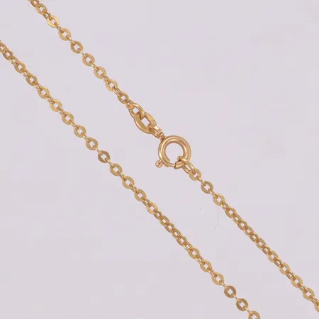 Kedja, längd 65cm, bredd 2mm, 18K Vikt: 6,1 g