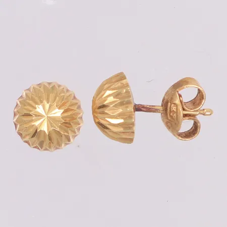 Ett par örhängen, Ø8mm, 18K Vikt: 1,2 g