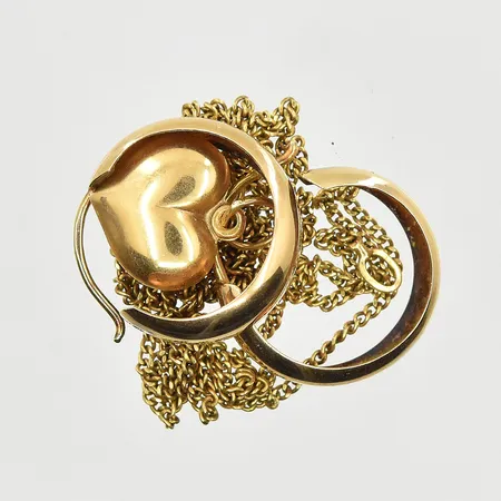 Diverse defekt guld, 14K. Vikt: 4,4 g