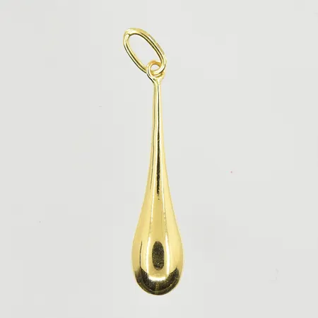 Hänge droppe, längd 25 mm, 18K. Vikt: 0,5 g