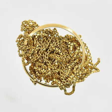 Diverse defekt guld, 18K. Vikt: 9,9 g