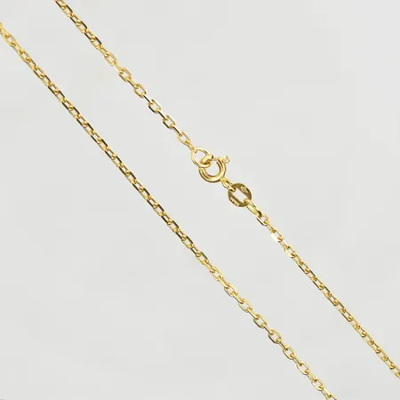 Kedja Ankar, längd 45½ cm, bredd 1 mm, 18K. Vikt: 4,5 g