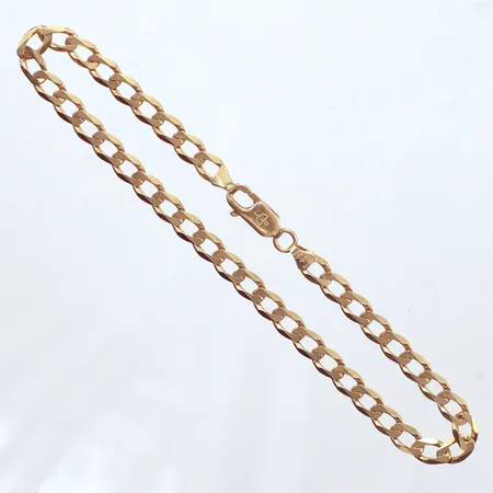 Armband Pansar, längd 40,5cm, bredd 4mm, 18K Vikt: 6,8 g