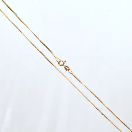 Halskedja Venezia, längd 38cm, bredd 1,1mm, 18K Vikt: 3,2 g