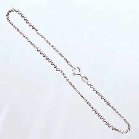 Armband, längd 23,5cm, bredd 2mm, silver 925/1000 Vikt: 3,6 g