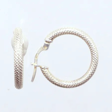 Ett par örhängen Creoler, Ø21,3mm, silver 925/1000 Vikt: 2,7 g