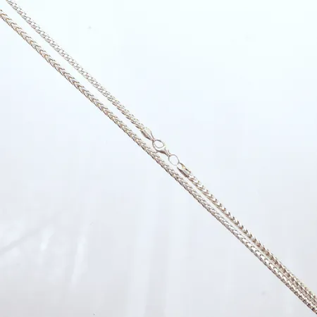 Halskedja Ormlänk, längd 61,5cm, bredd 2,4mm, silver 925/1000 Vikt: 15,7 g