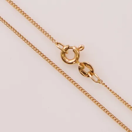 Kedja pansar, 45cm, bredd:1mm, 18K 2,3g.