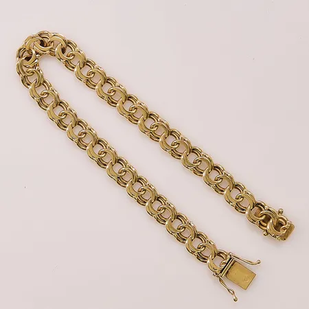 Armband Bismarck, 20cm, bredd:8mm, 18K 21,1g.