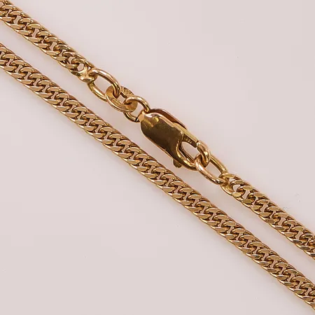 Kedja pansar, 50cm, bredd:3mm, Balestra, 18K 15,4g.