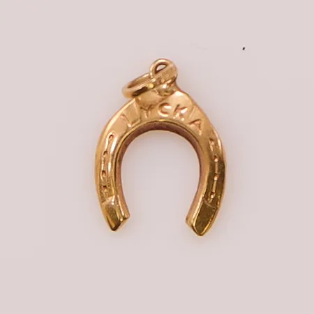 Hänge "Lycka", 15mm, 18K 0,6g.