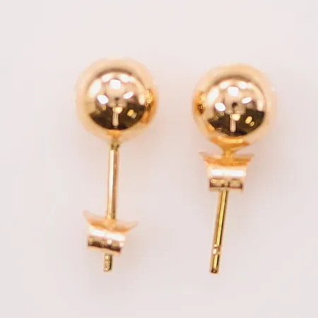 Ett par örhängen "kulor", 6mm, 18K 0,8g.