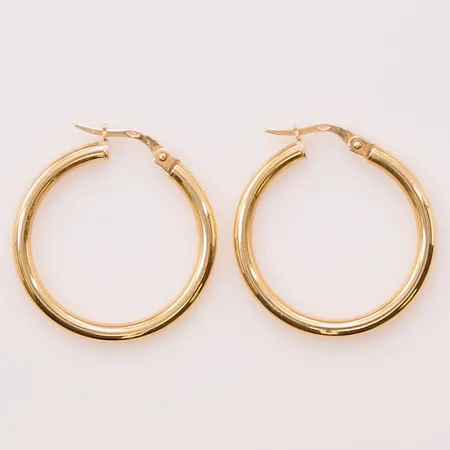 Ett par örhängen, 26mm, 18K 2,2g.