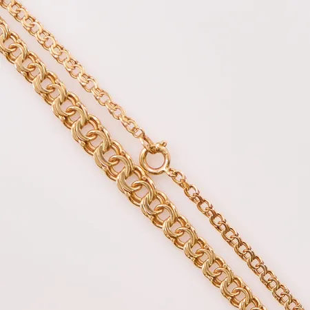 Collier Bismarck, 43cm, bredd:4-6mm, 18K 11,8g.