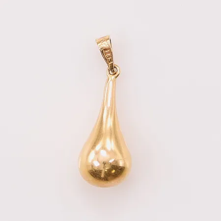 Hänge "droppe", 18mm, 18K 1,4g.