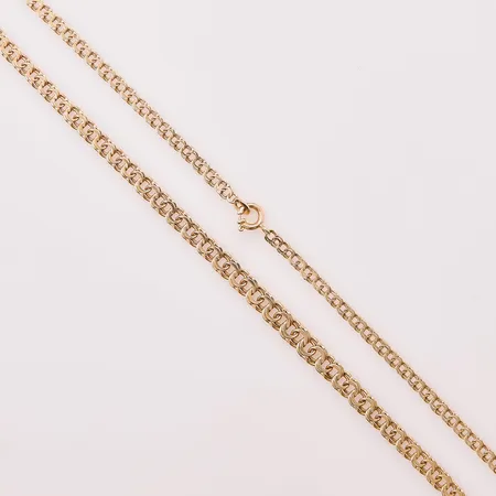 Collier Bismarck, 44cm, bredd:3-5mm, 18K 9,7g.