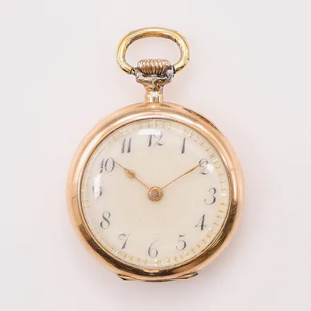 Mormorsur 14K, 27mm, boettnr:63905/2, innerboett i guld, lagad vid kronan, bruttovikt 17,6g.