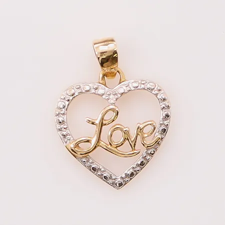 Hänge "Love", 16mm, 18K 1,2g.