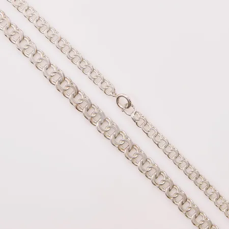 Collier Bismarck, 42cm, bredd:5-8mm, 830/1000 Silver 18,3g.