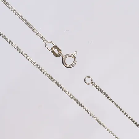 Halskedja pansar, 45cm, bredd 1mm, silver 830/1000 Vikt: 2,4 g