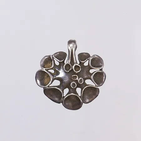 Hänge, 28x28mm, tillv. troligen Hannu Ikonen, "Lava", Valo-Koru, Finland, importstämpel, silver 925/1000 Vikt: 5,8 g