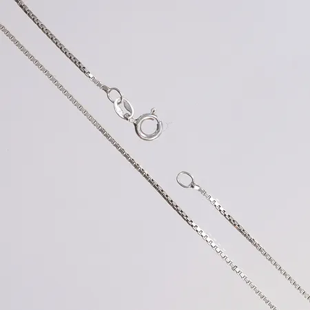Halskedja Venezia, 39cm, bredd 1mm, silver 925/1000 Vikt: 2,6 g