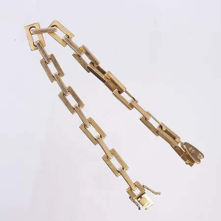 Armband, 20,5cm, bredd 7,5mm, 18K  Vikt: 44,5 g