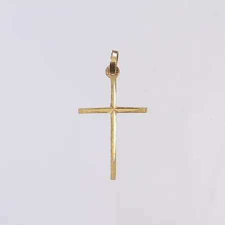 Hänge kors, 32x16mm, 18K Vikt: 0,5 g
