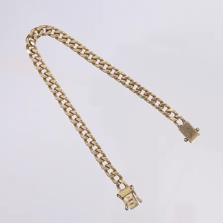 Armband pansar, 18cm, bredd 4,5mm, Balestra, smärre slitage, 18K Vikt: 18,4 g