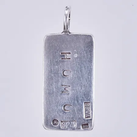 Hänge Efva Attling, Homo Sapiens, längd ca 28mm, bredd ca 12mmm, 925/1000 silver Vikt: 3,2 g