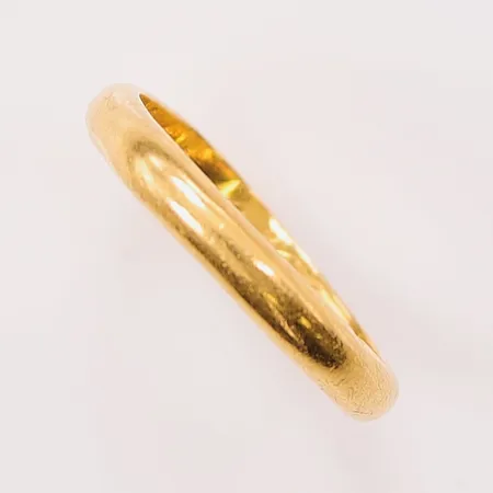 Ring, skev, gravyr, 23K 5,2g.