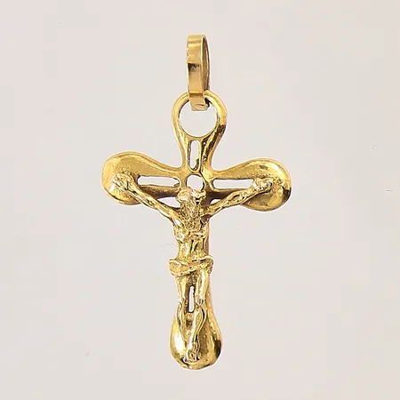 Hänge Krucifix, 32x18mm, ögla i 18K, 21K Vikt: 2,5 g