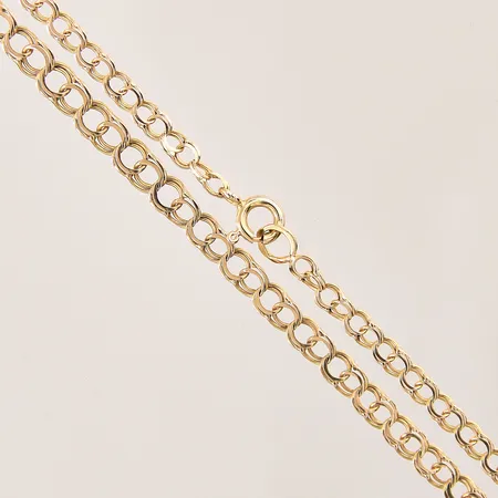 Collier doserad Bismarck, längd 44cm, bredd 3,5-4,6mm, 18K Vikt: 6,8 g