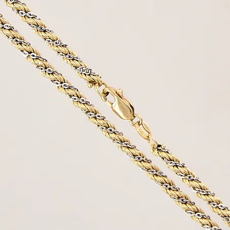 Kedja Cordell, längd 60cm, bredd 3,2mm, tvåfärgad, 18K  Vikt: 16,9 g