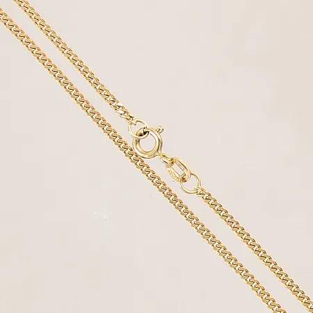 Kedja Pansar, längd: 60cm, bredd: 1,6mm, 18K  Vikt: 8,3 g