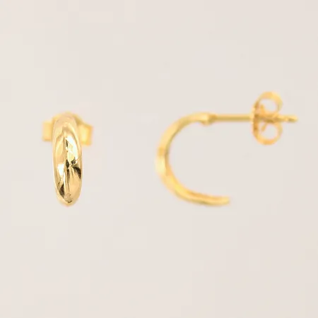 Ett par örhängen, 15x3mm, 18K Vikt: 1,3 g