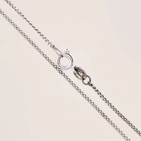 Kedja Pansar, längd 38cm, bredd 1mm, silver 925/1000 Vikt: 2 g