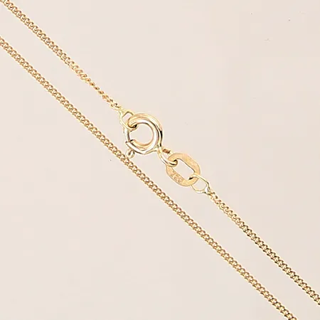 Kedja Pansar, längd 42cm, bredd 1mm, 18K Vikt: 1,7 g